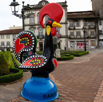 11 March 2022, The Iconic Rooster from Barcelos, Minho, Portugal.